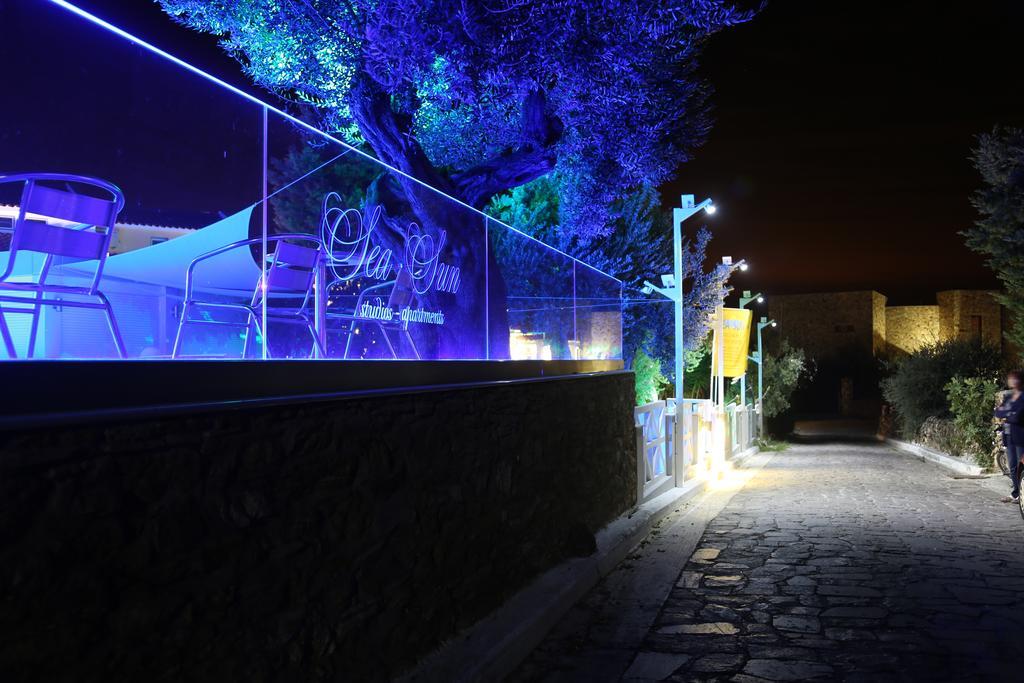 Sea Sun Aparthotel Plomari ภายนอก รูปภาพ