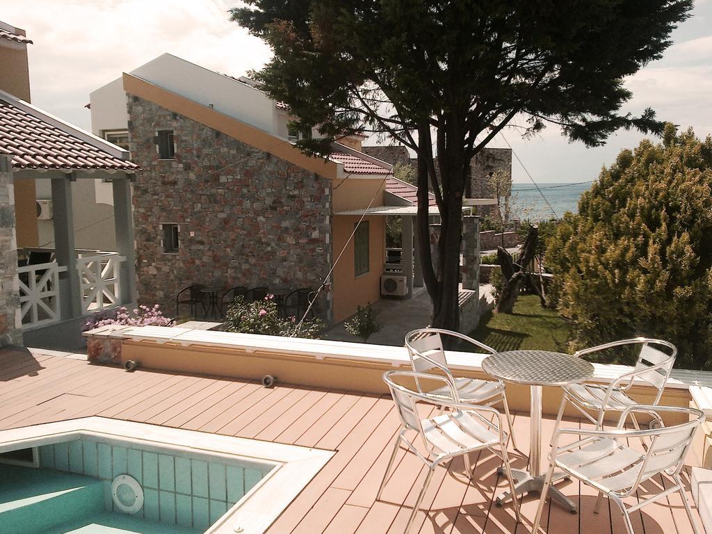 Sea Sun Aparthotel Plomari ภายนอก รูปภาพ
