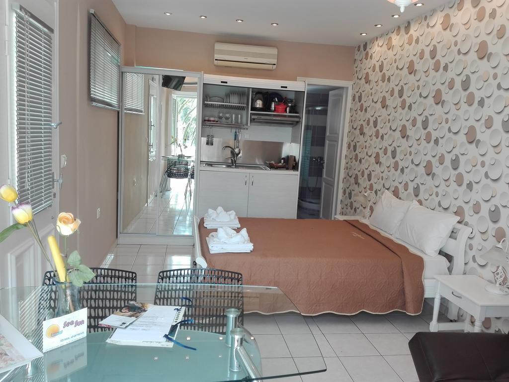 Sea Sun Aparthotel Plomari ห้อง รูปภาพ
